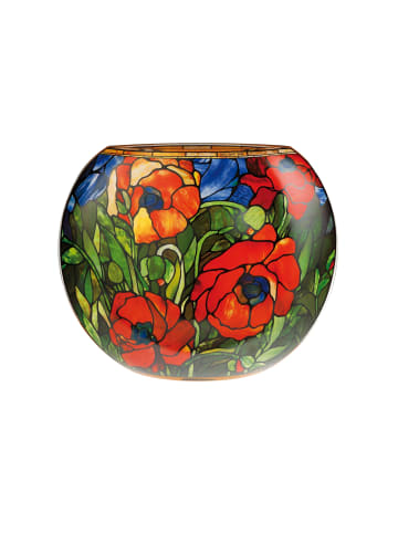 Goebel Vase " Louis Comfort Tiffany  Mohnblume " in Bunt