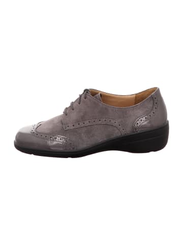 Solidus Komfort Schnürschuhe in Grau