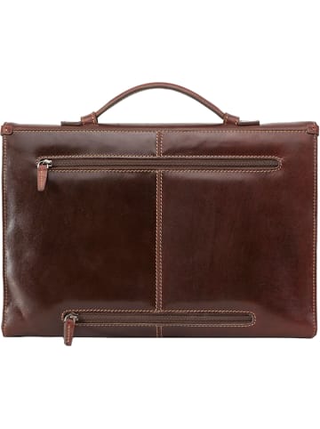 Jekyll & Hide Oxford Messenger RFID Leder 40 cm Laptopfach in tobacco