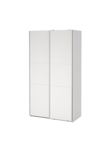 ebuy24 Schiebetürenschrank Como (2-türig) Weiß 119 x 67 cm
