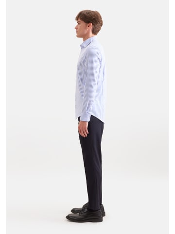 Seidensticker Business Hemd Slim in Mittelblau
