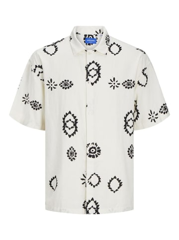 Jack & Jones Hawaii-Hemd in Buttercream