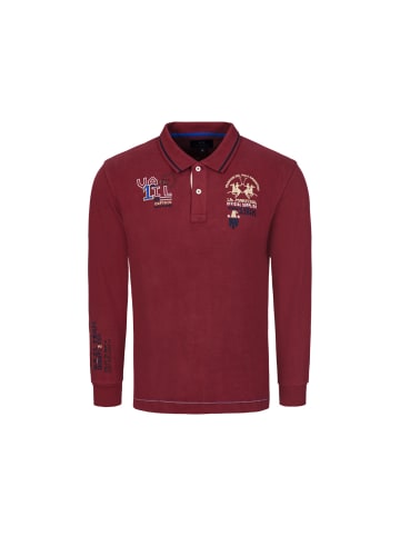 La Martina Poloshirt MBP301 in rosa