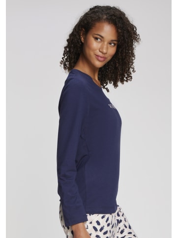 s.Oliver Pyjamaoberteil in dukelblau