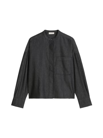 Marc O'Polo Chambray-Bluse relaxed in Dark Blue