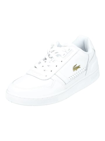 Lacoste Sneaker in Weiß/Gold