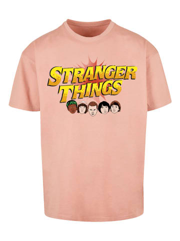 F4NT4STIC Oversize T-Shirt Stranger Things Comic Heads in amber