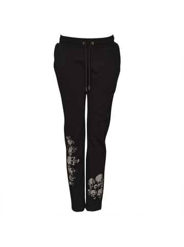 Roberto Geissini Silver Skull Jogginghose Schwarz