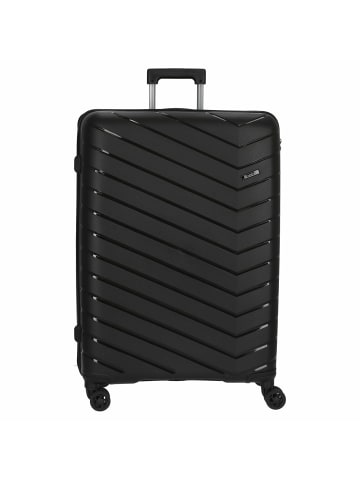 Check.In Orlando - 4-Rollen-Trolley 76 cm (gelb) in schwarz