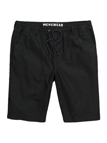 Men Plus Bermuda in schwarz