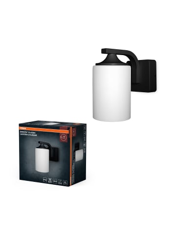 Osram Wandleuchte, ENDURA Classic, Schwarz, E27, IP43