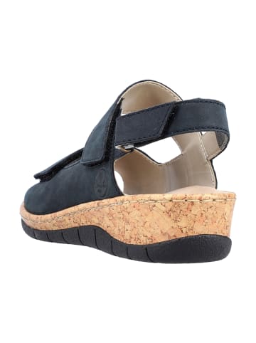 rieker Komfort Sandalen in Blau