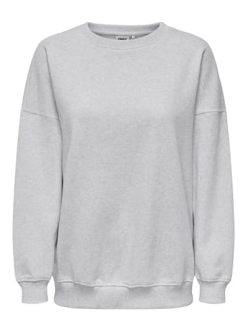 ONLY Sweatshirt in Light Grey Melange