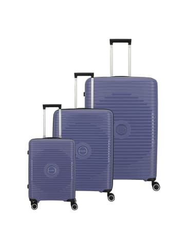 travelite Orbita 4 Rollen Kofferset 3-teilig mit Dehnfalte in lavendel