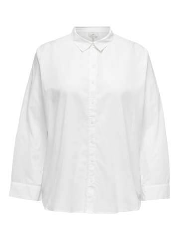 ONLY Carmakoma Hemd in Bright White