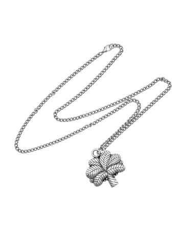 collezione alessandro Lange Kette " Palme " in altsilber