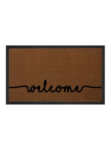 Hanse Home Schmutzfangmatte Cozy Welcome Hellbraun Anthrazit