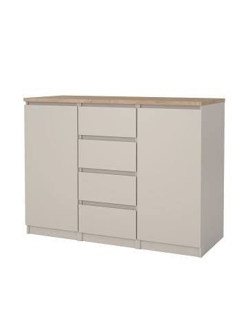 ebuy24 Sideboard Naia Eiche 121 x 50 cm
