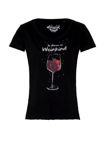 Hangowear T-Shirt WEINKIND in schwarz