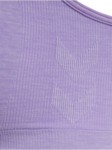 Hummel Sportoberteil Hmlmt Una Seamless Sports Top in LAVENDER MELANGE