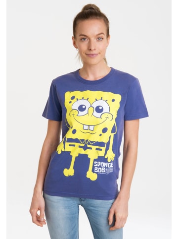 Logoshirt T-Shirt Spongebob Schwammkopf - I'm Ready in blau