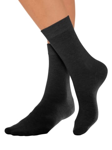 LAVANA basic Basicsocken in schwarz