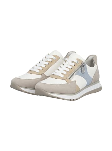 Les Tropéziennes par M Belarbi Rieker Rock Low Leder Sneakers Weiß