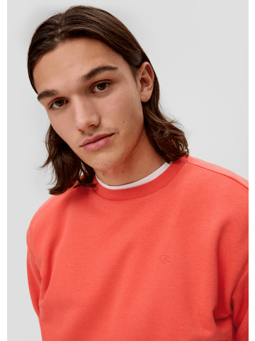 QS Sweatshirt langarm in Orange