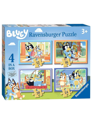 Ravensburger 4 in 1 Kinder Puzzle Box | Ravensburger | Bluey | 12, 16, 20, 24 Teile