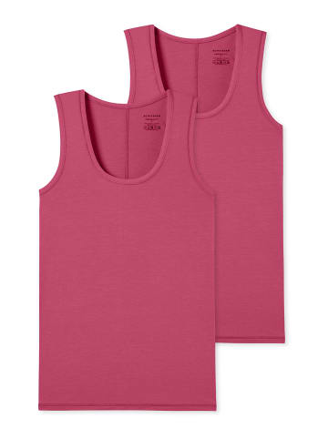 Schiesser Unterhemd Tanktop - Personal Fit in Pink