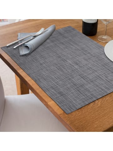 relaxdays 6tlg. Tischset in Grau - (B)45 x (T)30 cm