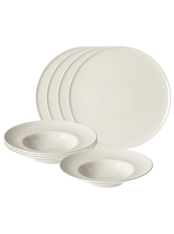 Ritzenhoff & Breker 8er Set Pizza & Pasta Set Casablanca in weiß