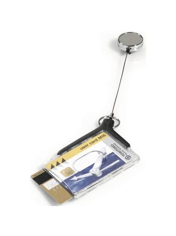 Durable Sicherheitsausweishalter Card Holder de luxe pro Duo Packung mit 10 ...