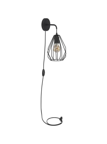 Licht-Erlebnisse Wandlampe (B)18 x (H)200 cm in Schwarz