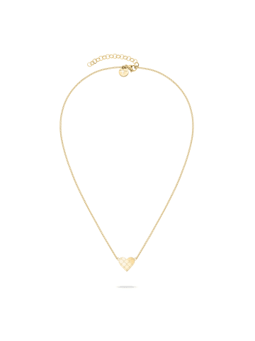 Tamaris Kette The T-Pattern Heart in gold