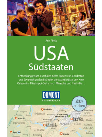 Dumont Reise Verlag DuMont Reise-Handbuch Reiseführer USA, Die Südstaaten | mit Extra-Reisekarte