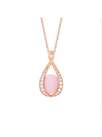 Amor Kette mit Anhänger Silber 925, rosévergoldet in Roségold