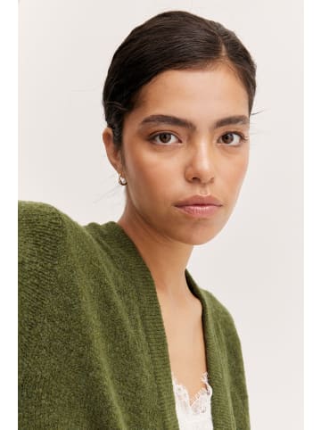 b. young BYMIRELLE SHORT CARDIGAN 2 - KNIT Regular fit in Rifle Green Melange