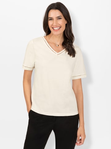 WITT WEIDEN Kurzarmshirt in ecru