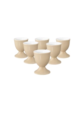 Seltmann Weiden 6er Set Eierbecher Liberty Pure Colors in Dusty Beige ø 4,9 cm