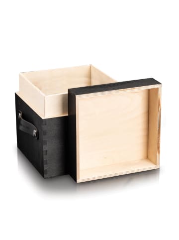 DeWok Transportbox Single Set 21x21x21cm schwarz  Schwarz