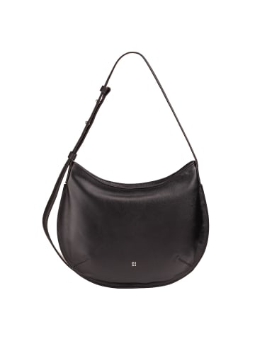 DuDu Hispani Schultertasche Leder 34 cm in black rose