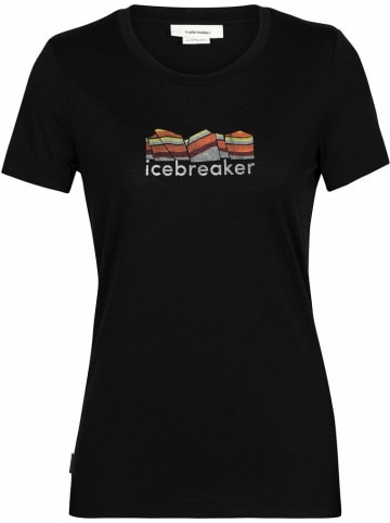 icebreaker Sportshirt in Schwarz