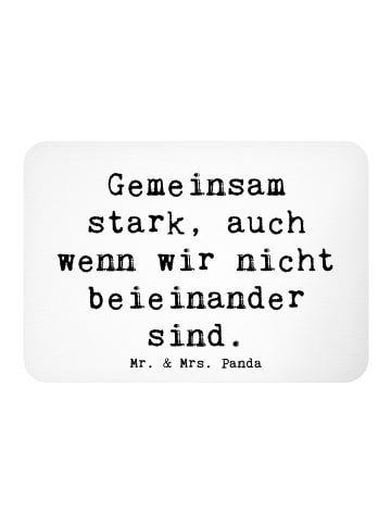Mr. & Mrs. Panda Magnet Spruch Trennung von den Eltern mit Spruch in Weiß