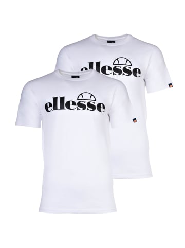 ellesse T-Shirt 2er Pack in Weiß