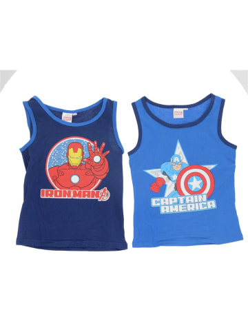 MARVEL Avengers Unterhemden Kinder – 2er-Pack 122/128