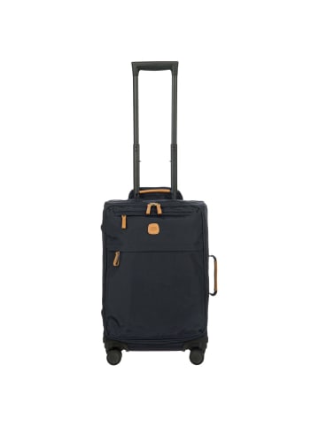 BRIC`s X-Travel - 4-Rollen-Kabinentrolley S 55 cm (poppy) in ocean-blue