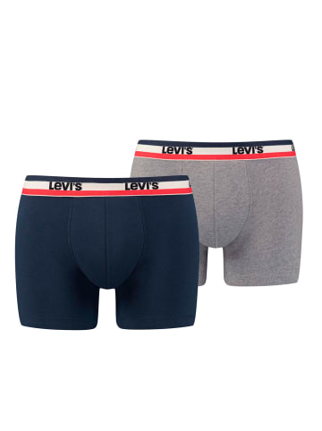 Levi´s BoxershortsLEVIS Men Sprtswr Logo Boxer 2Pin198 - Dress Blues