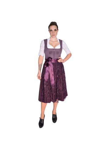 MarJo Midi Dirndl - Samtdirndl in Lila