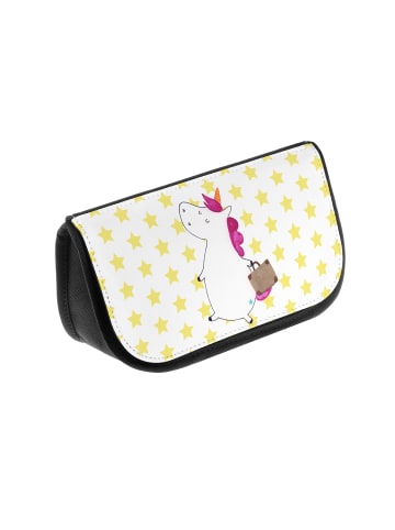 Mr. & Mrs. Panda Kosmetiktasche Einhorn Koffer ohne Spruch in Weiß